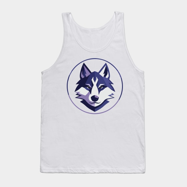 Siberian Husky Tank Top by Flowerart1232